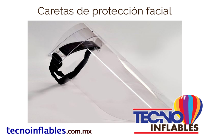 Caretas de protección facial